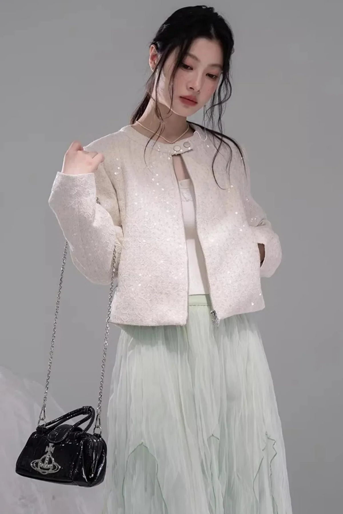 Shining Lady Lace Jacket