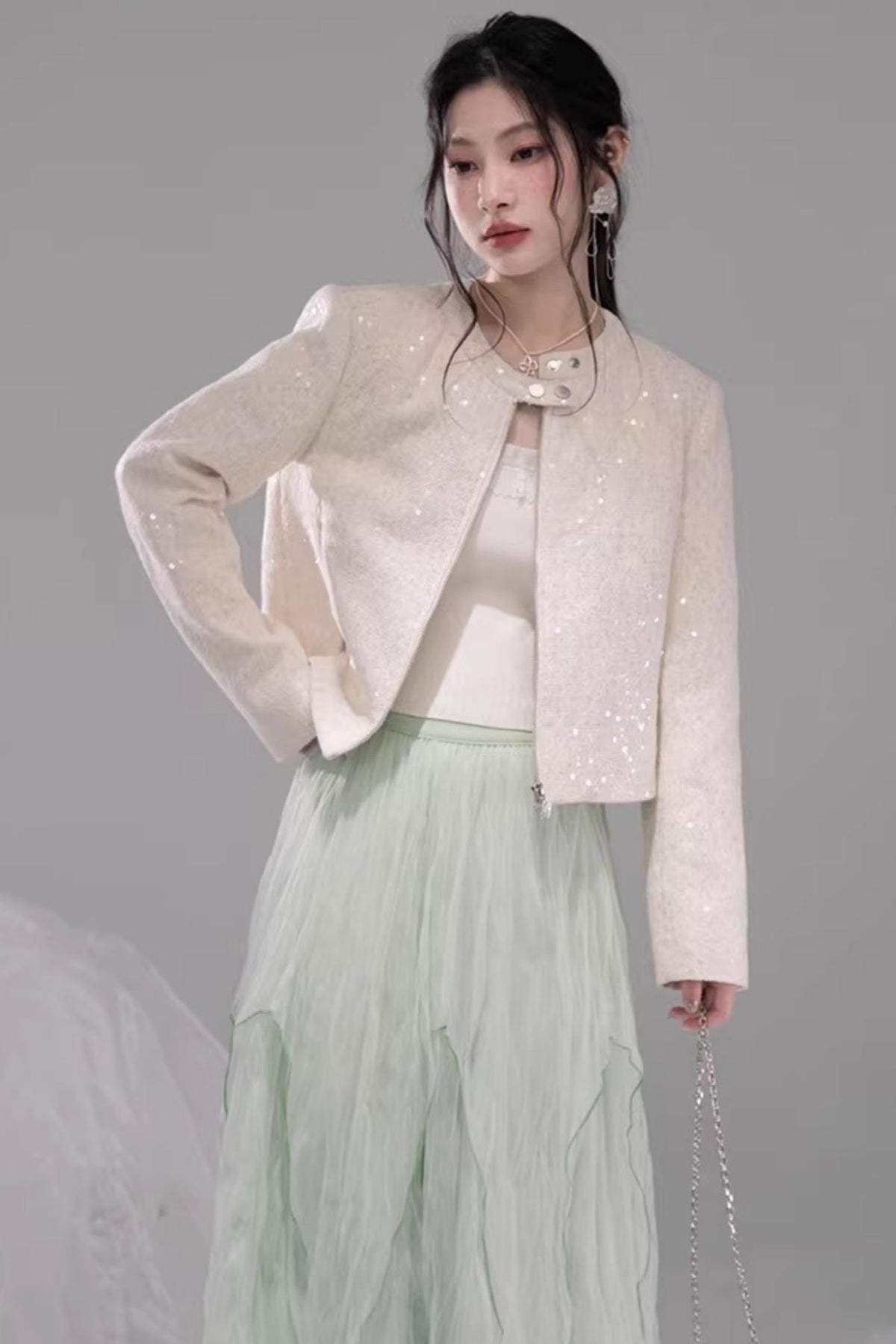 Shining Lady Lace Jacket