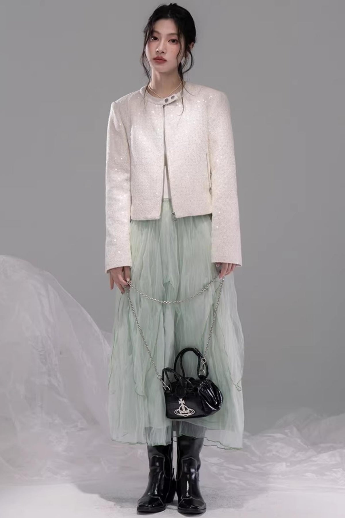 Shining Lady Lace Jacket