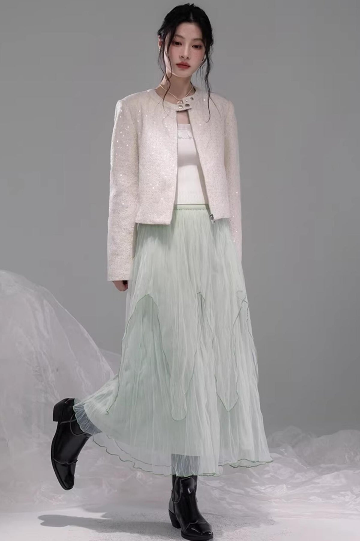 Shining Lady Lace Jacket