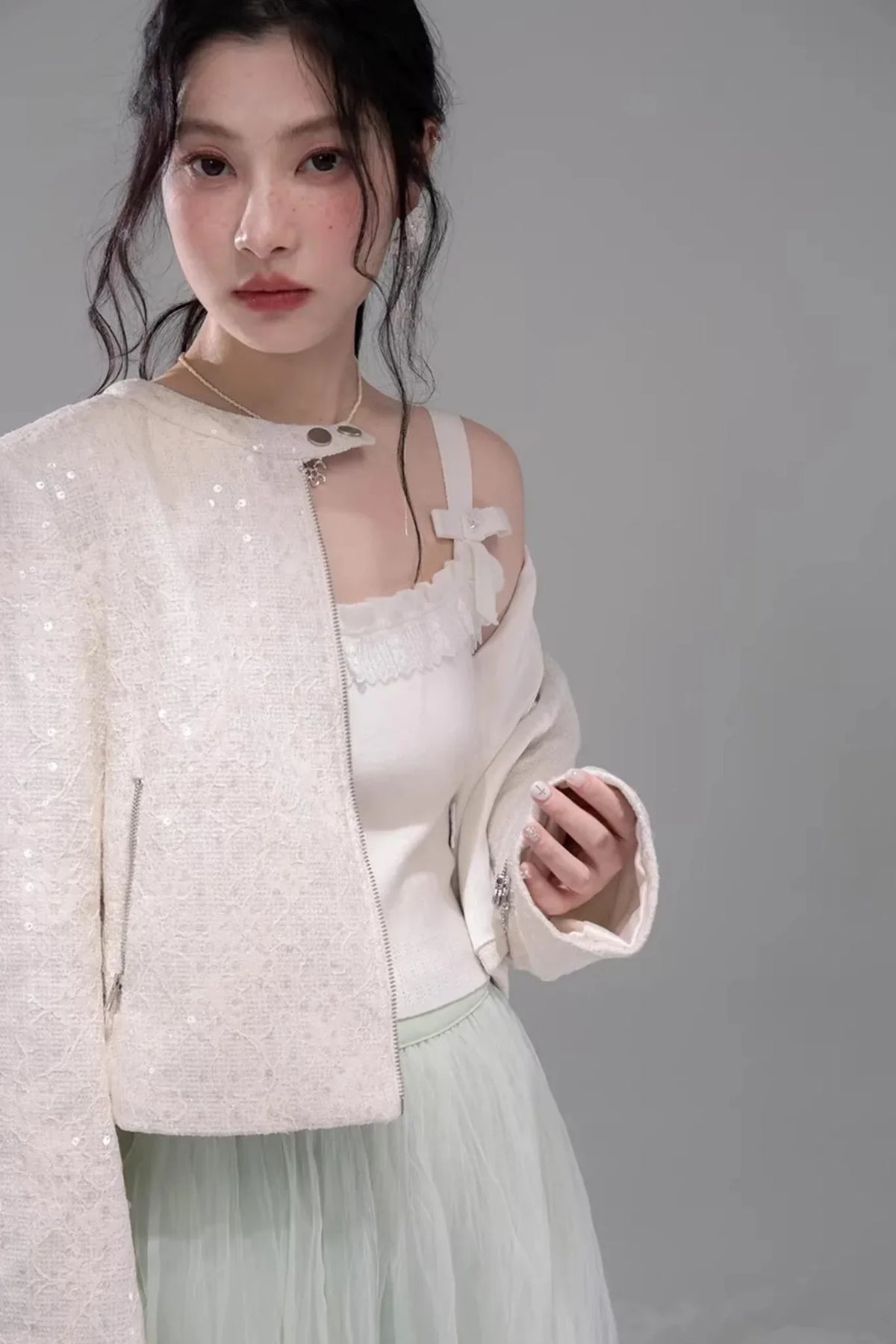 Shining Lady Lace Jacket