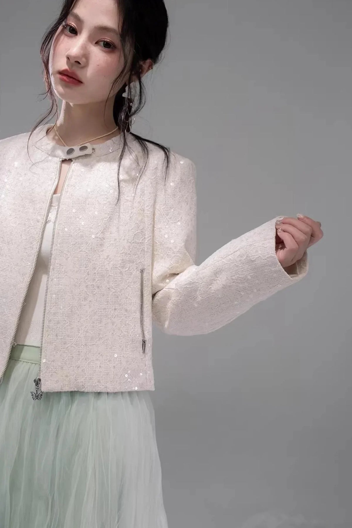 Shining Lady Lace Jacket