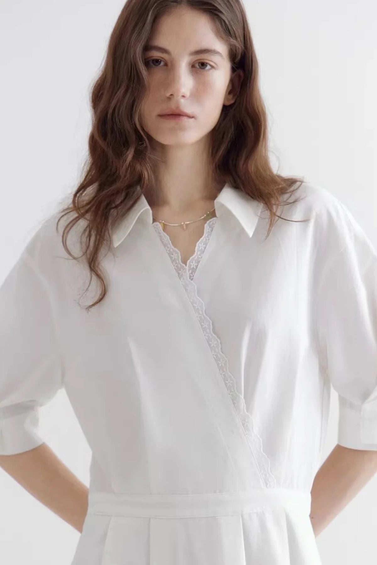 Shirt Collar A-Line Dress