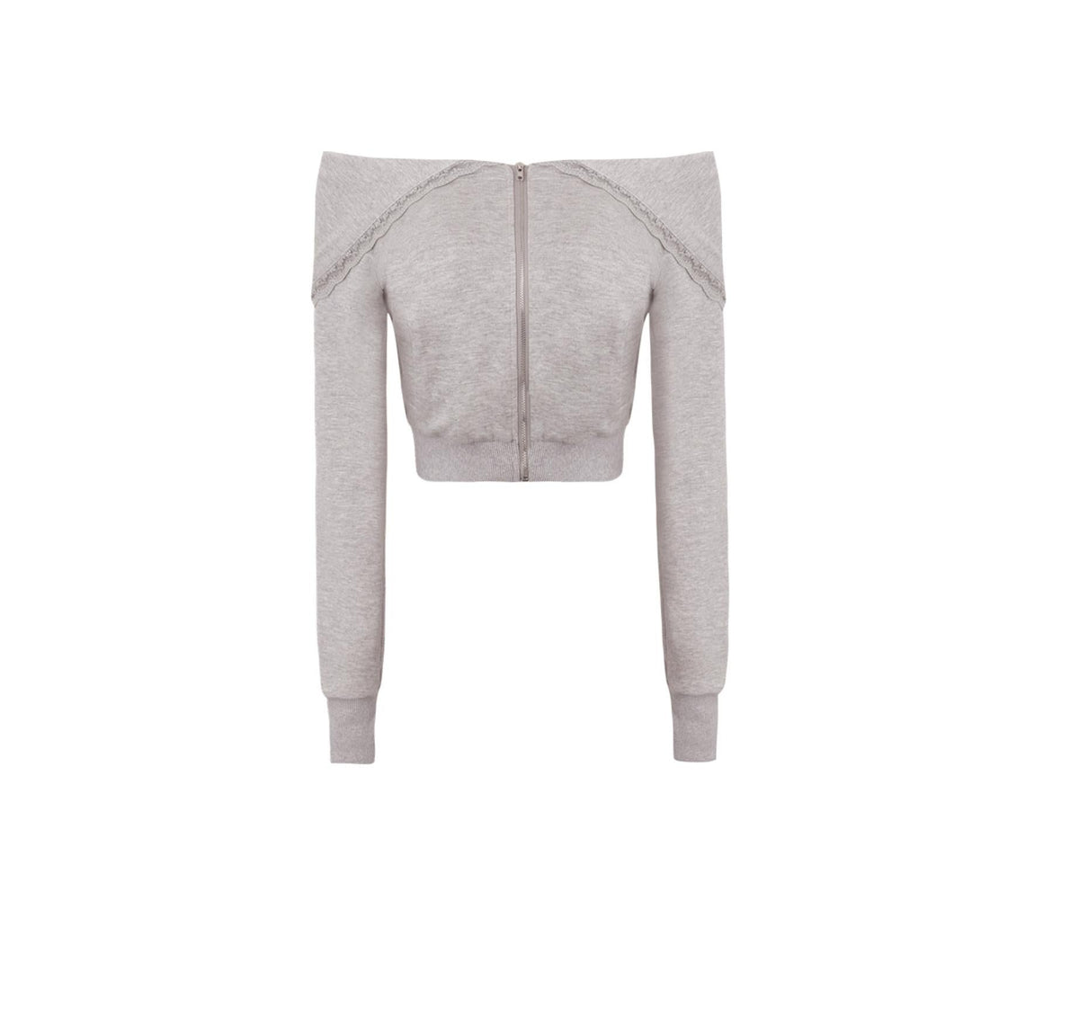 Short Hoodie Cardigan Set-Up