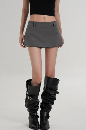 Short Side Zip Culottes