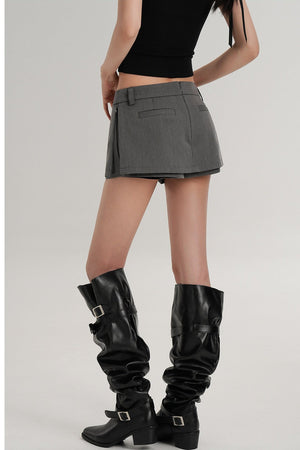 Short Side Zip Culottes