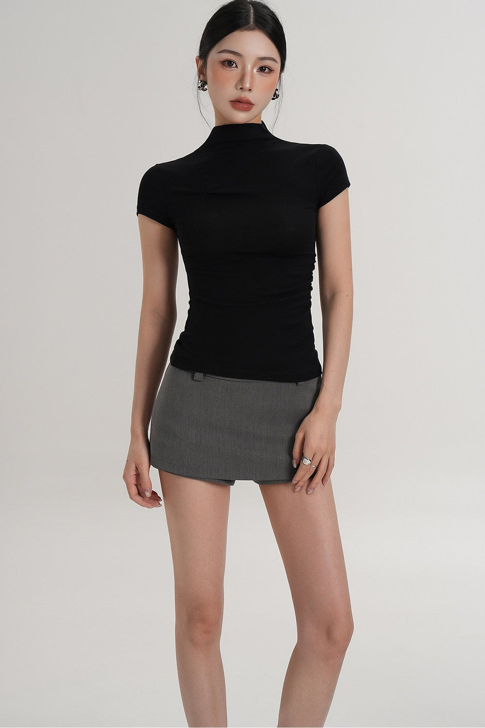 Short Side Zip Culottes