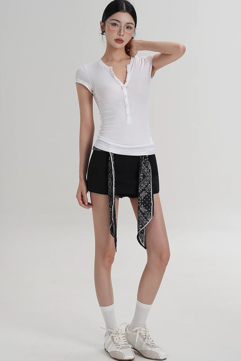 Short Side Zip Culottes