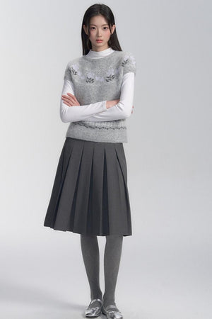 Short-Sleeve Fair Isle Sweater Set-Up