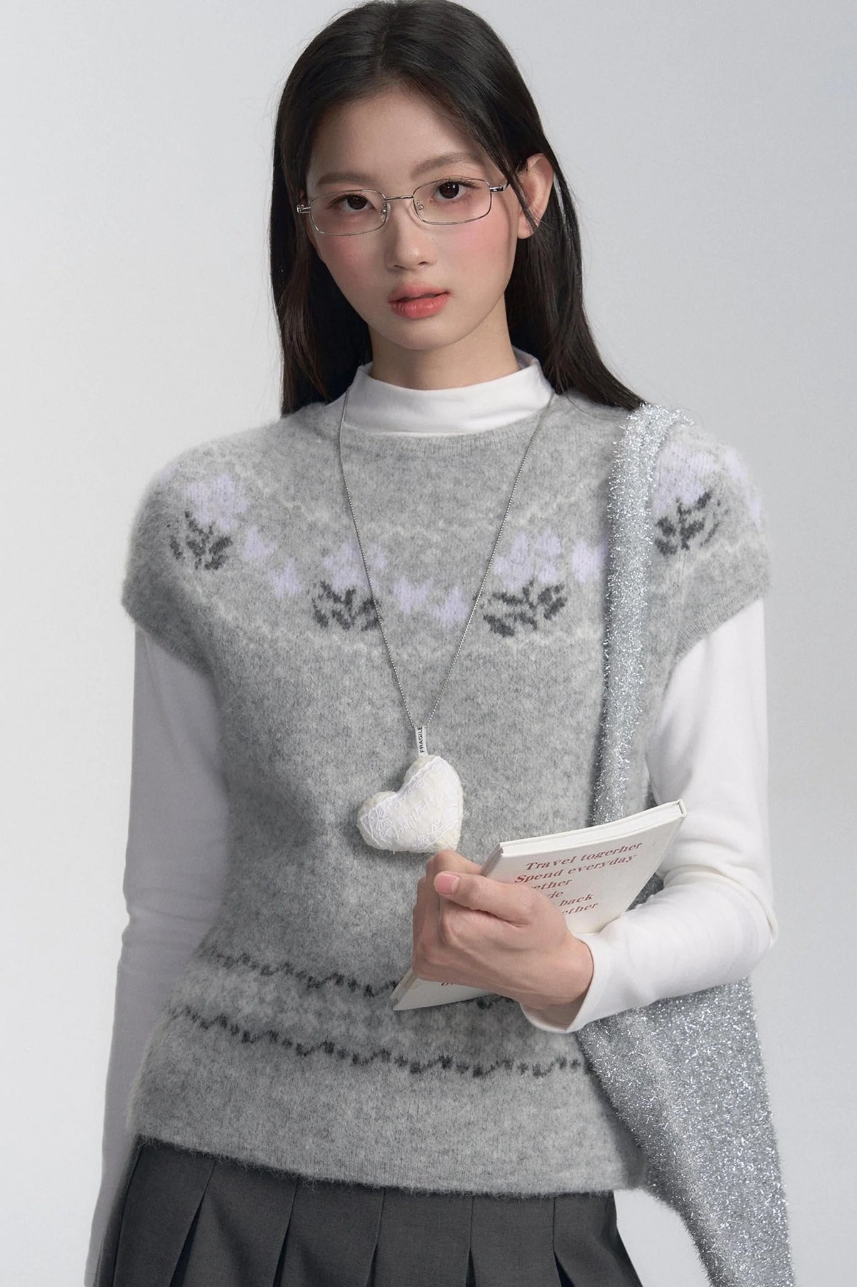 Short-Sleeve Fair Isle Sweater Set-Up