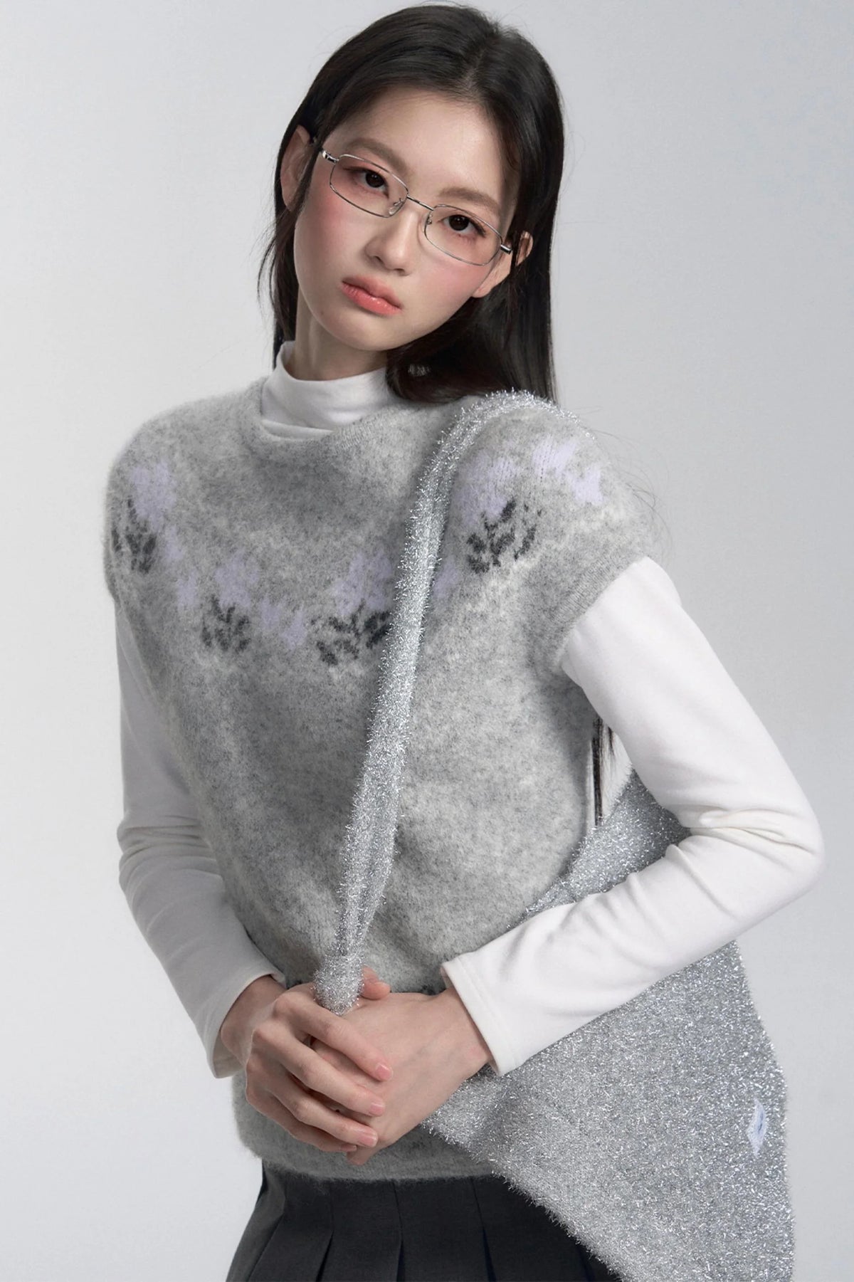 Short-Sleeve Fair Isle Sweater Set-Up