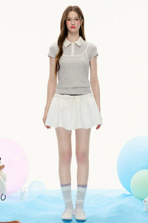 Short Sleeve Fitted Polo Shirt