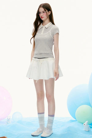 Short Sleeve Fitted Polo Shirt