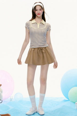Short Sleeve Fitted Polo Shirt