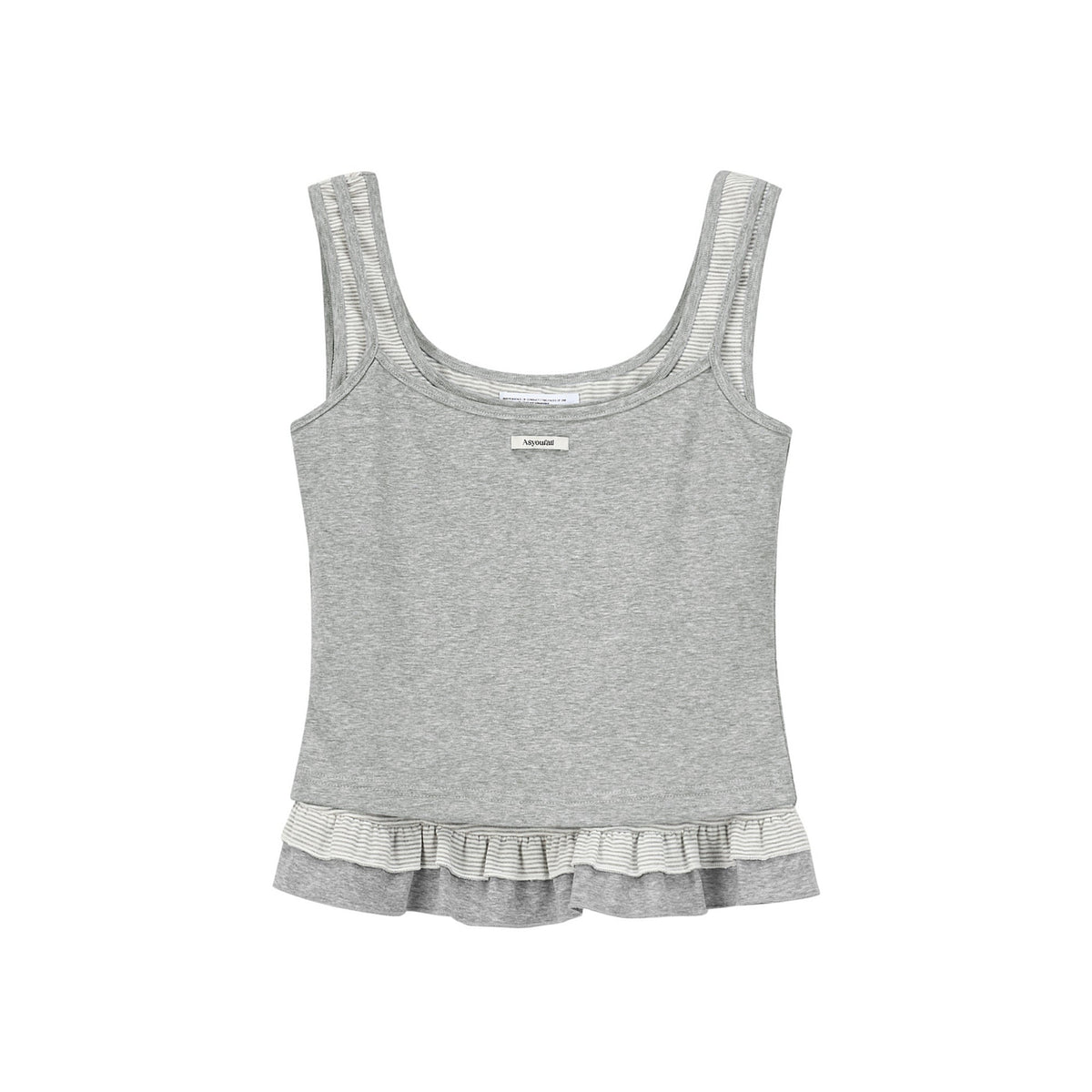 Short Stripe Vest Top
