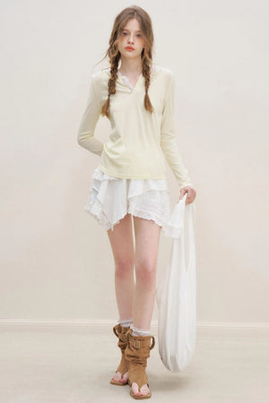 Shoulder Line Blouse
