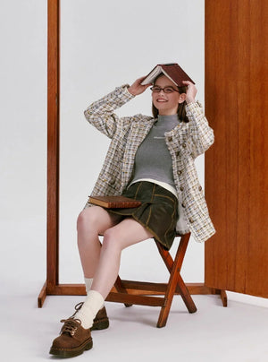 Shoulder loose jacket