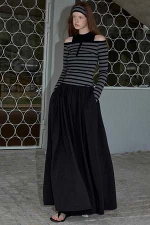 Shoulder Shirt Dress Set-Up