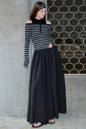 Shoulder Shirt Dress Set-Up