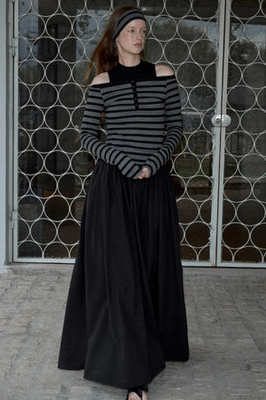 Shoulder Shirt Dress Set-Up