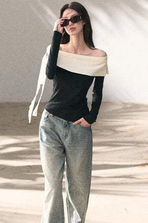 Sicilian Lace Knit Top Pants Set-Up