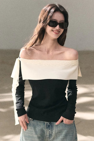 Sicilian Lace Knit Top Pants Set-Up