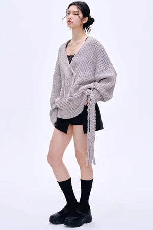Side Slit Hip-Hugging Skirt Pants