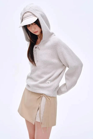 Side Slit Hip-Hugging Skirt Pants