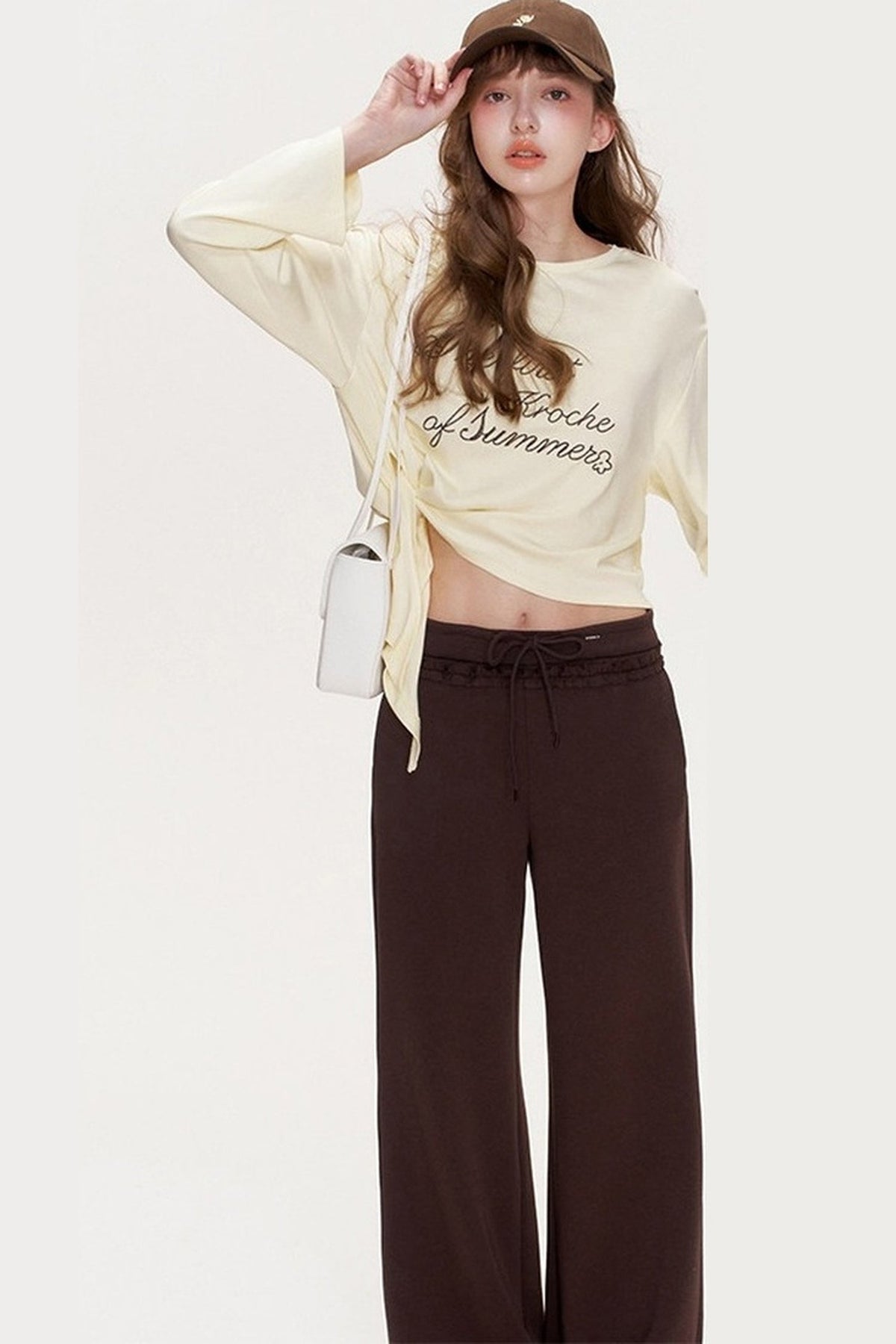 Side-Tie Long-Sleeve Top