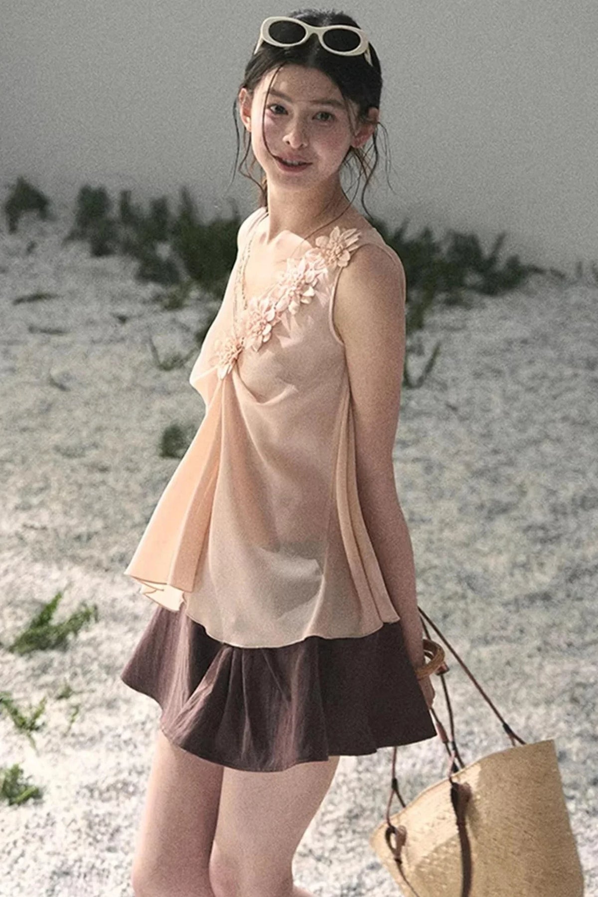 Silent Rose Semi-Sheer Lace T-Shirt