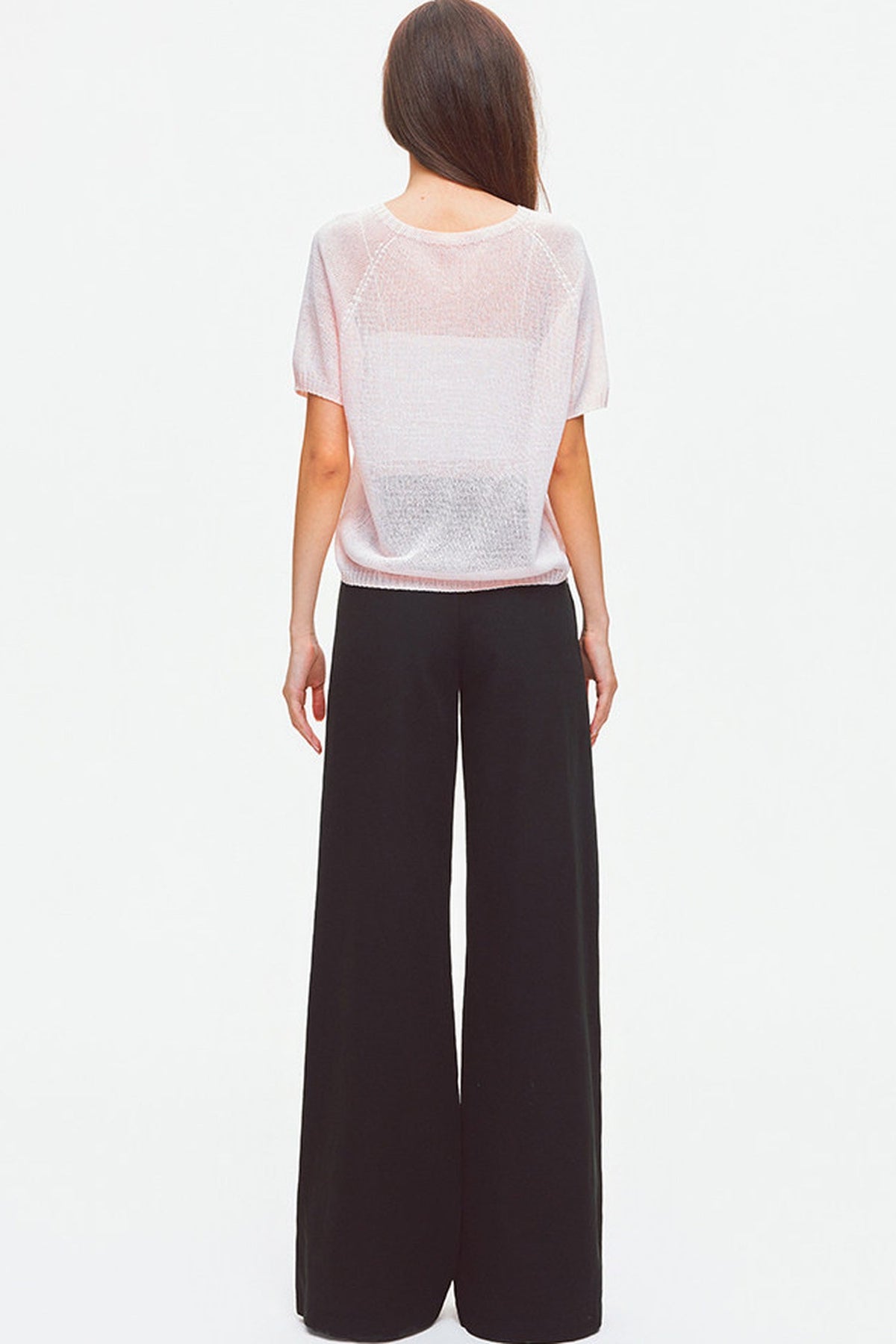 Silk Blend Knit Raglan Top