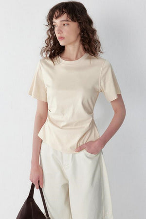Silk Pleated Top