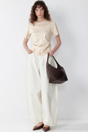 Silk Pleated Top