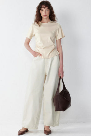 Silk Pleated Top