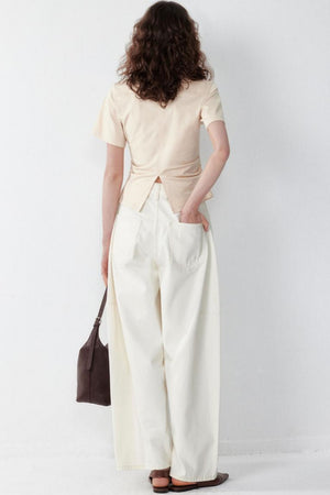 Silk Pleated Top