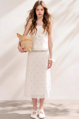 Silken Halter Skirt Set-Up