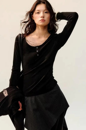 Silver Chain Slim-Fit T-Shirt