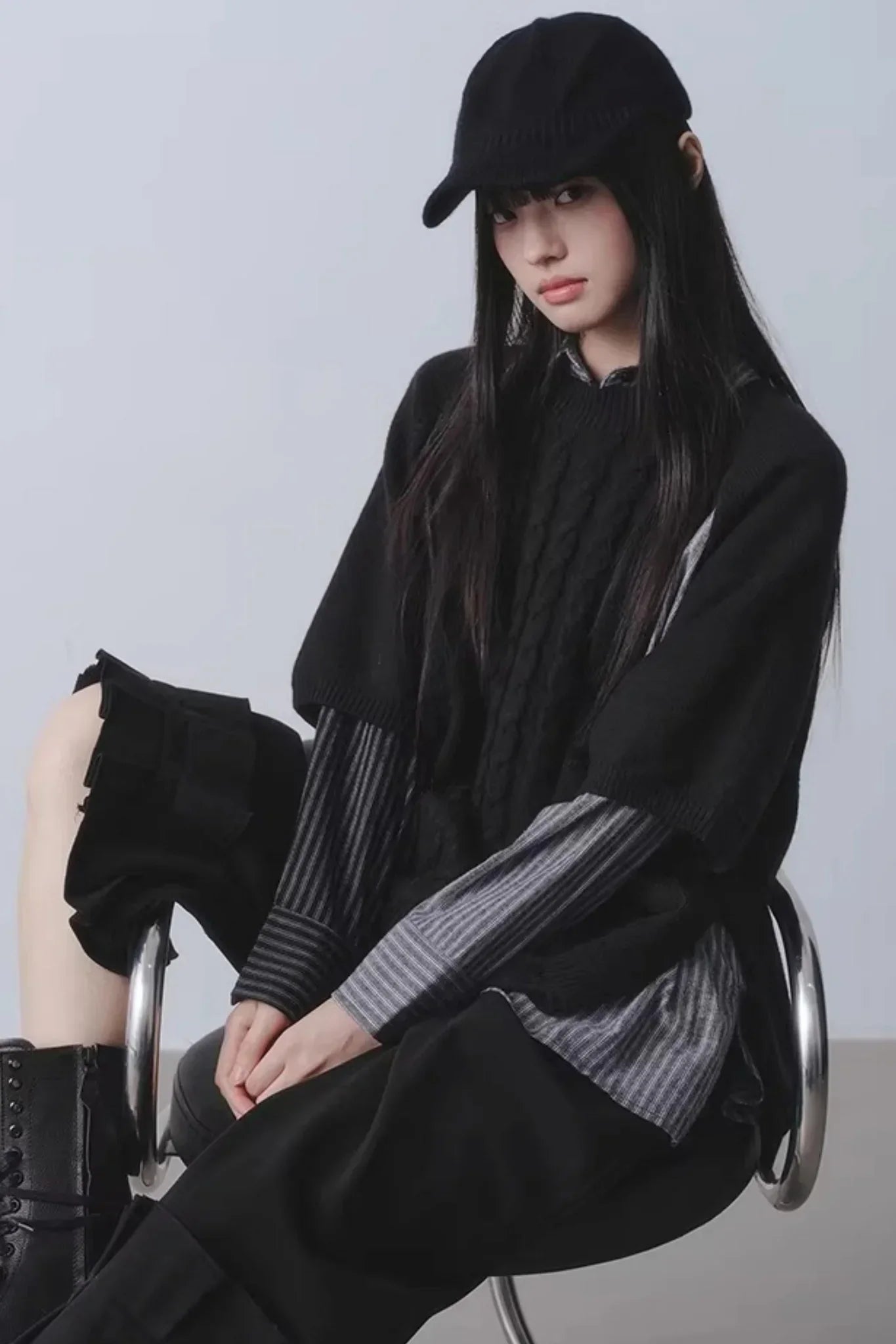 Silver Wings Two-Piece Sweater Set