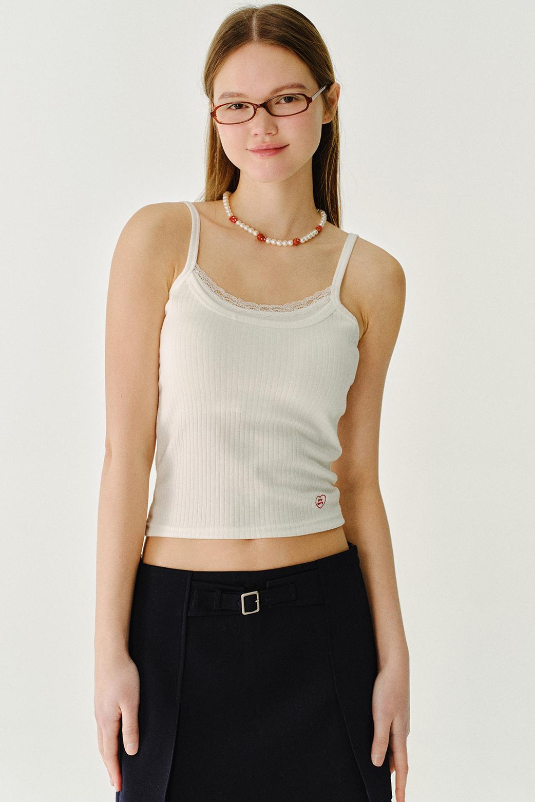 Simple Lace Cropped Top