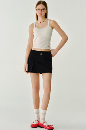 Simple Lace Cropped Top