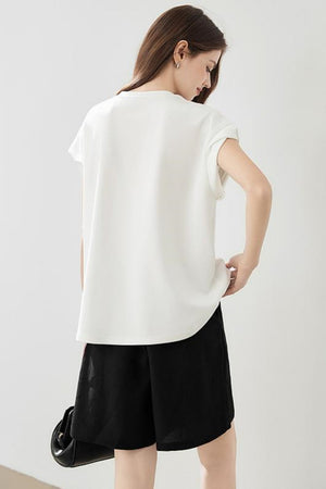 Simple Style Pocket Tee
