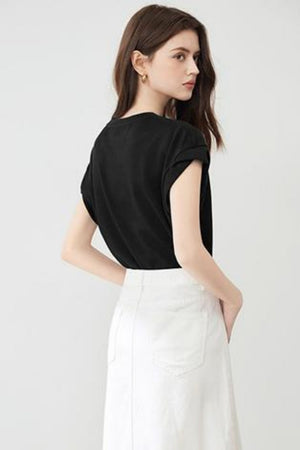 Simple Style Pocket Tee