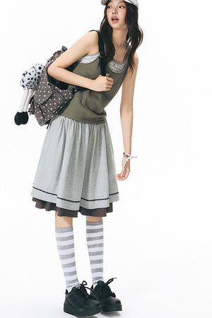 Six-Pointed Star Multi-Pocket Canvas Backpack