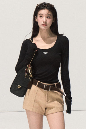 Skin Emotion Wool Knitted Top