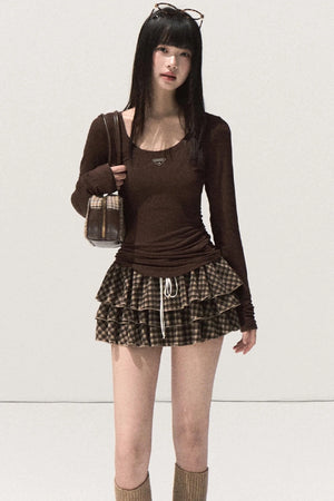 Skin Emotion Wool Knitted Top