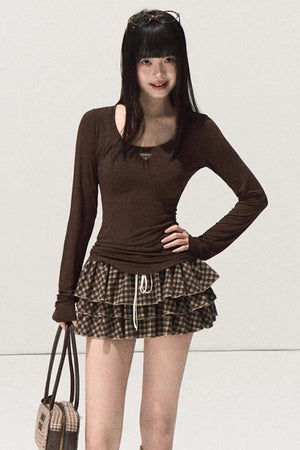 Skin Emotion Wool Knitted Top