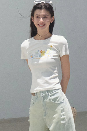 Skin-friendly Crewneck T-Shirt