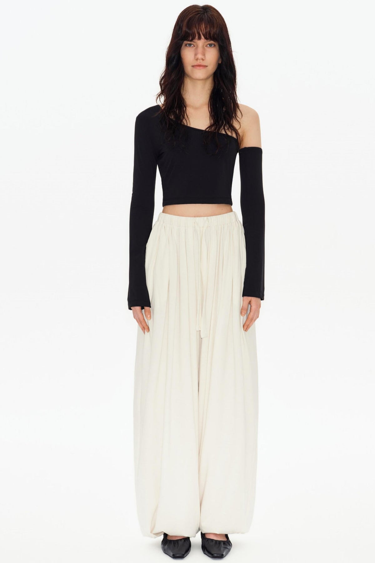 Skin-Friendly Drapey Lantern Pants