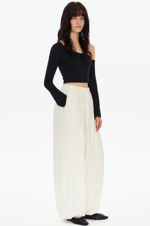 Skin-Friendly Drapey Lantern Pants