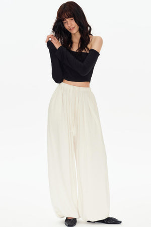 Skin-Friendly Drapey Lantern Pants